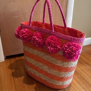 Mud pie Extra-Large Straw Tote Bag